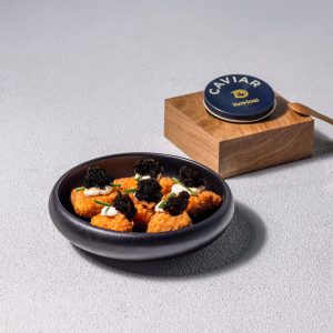 Fried Chicken with Caviar